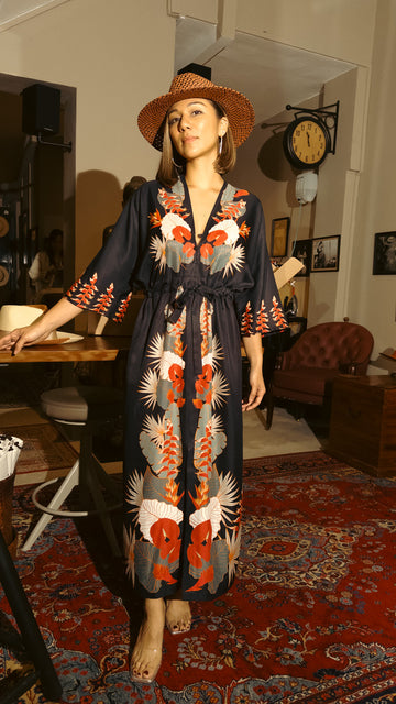 Madame Wong Dress - Tropical Party - Long