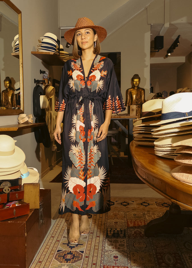 Madame Wong Dress - Tropical Party - Long