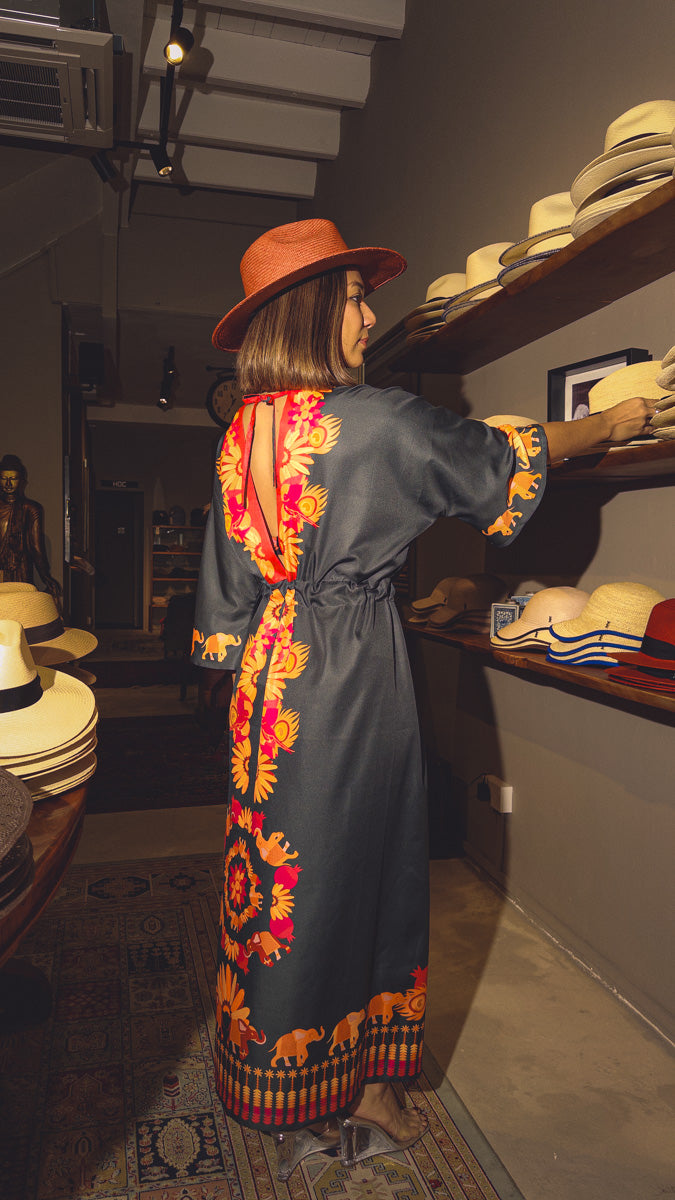 Madame Wong Dress - Tropical Carnival- Long