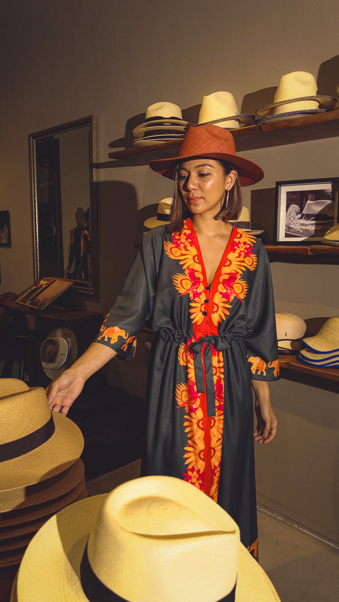 Madame Wong Dress - Tropical Carnival- Long