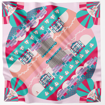 Chinatown Cotton Scarf