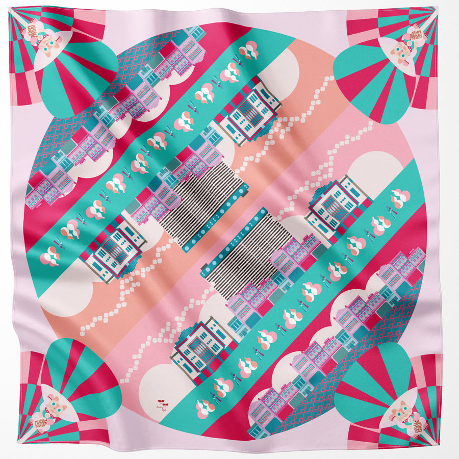 Chinatown Cotton Scarf