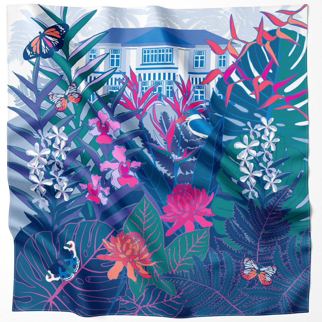 Coastal Life Premium Silk Scarf