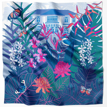 Coastal Life Premium Silk Scarf