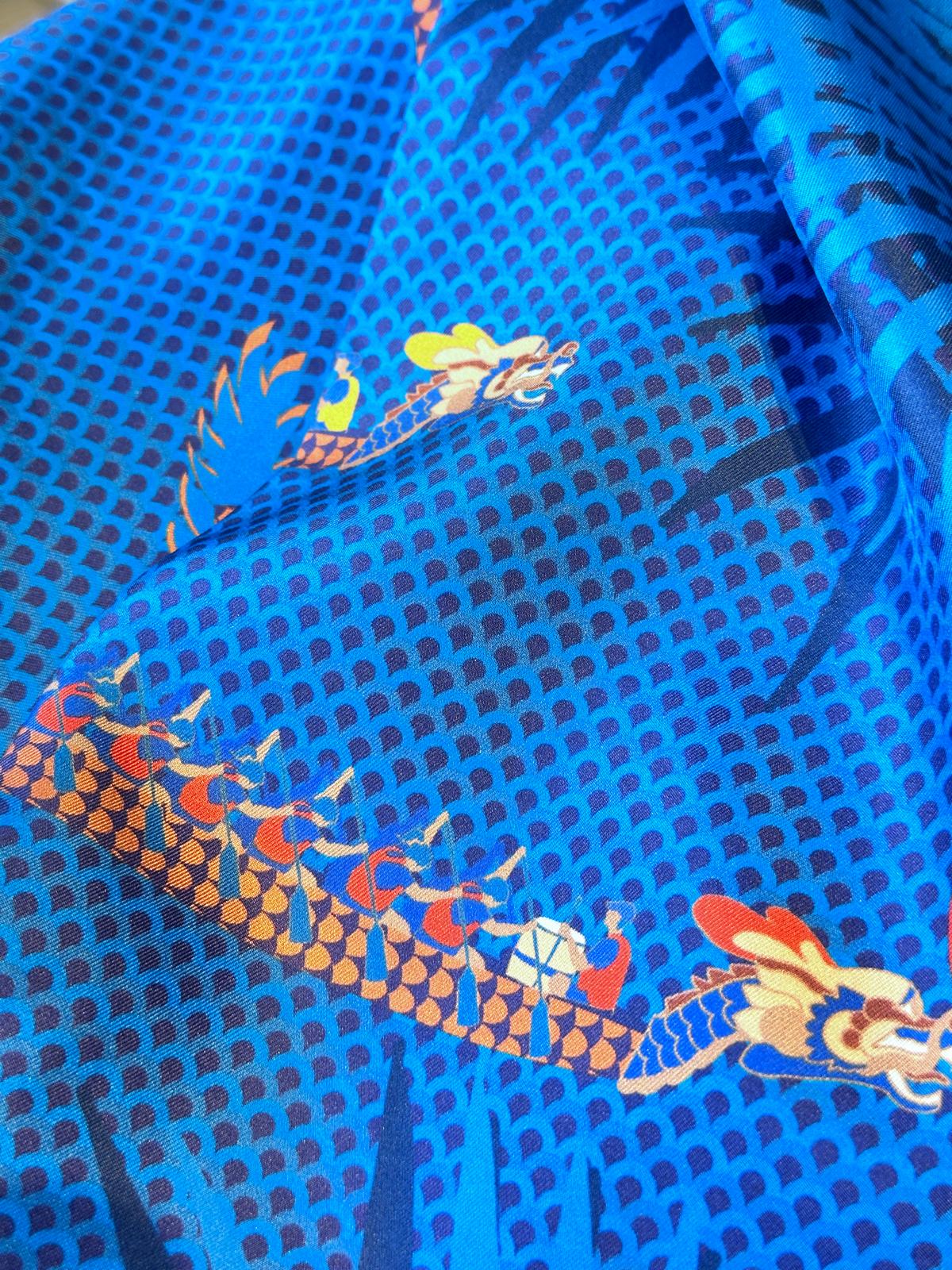 Singapore's Dragon Silk Scarf