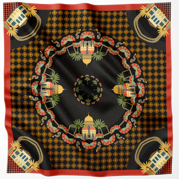 Festive Kampong Glam Silk Scarf