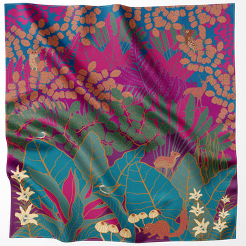 Jangala Silk Scarf and Pocket Square Bundle