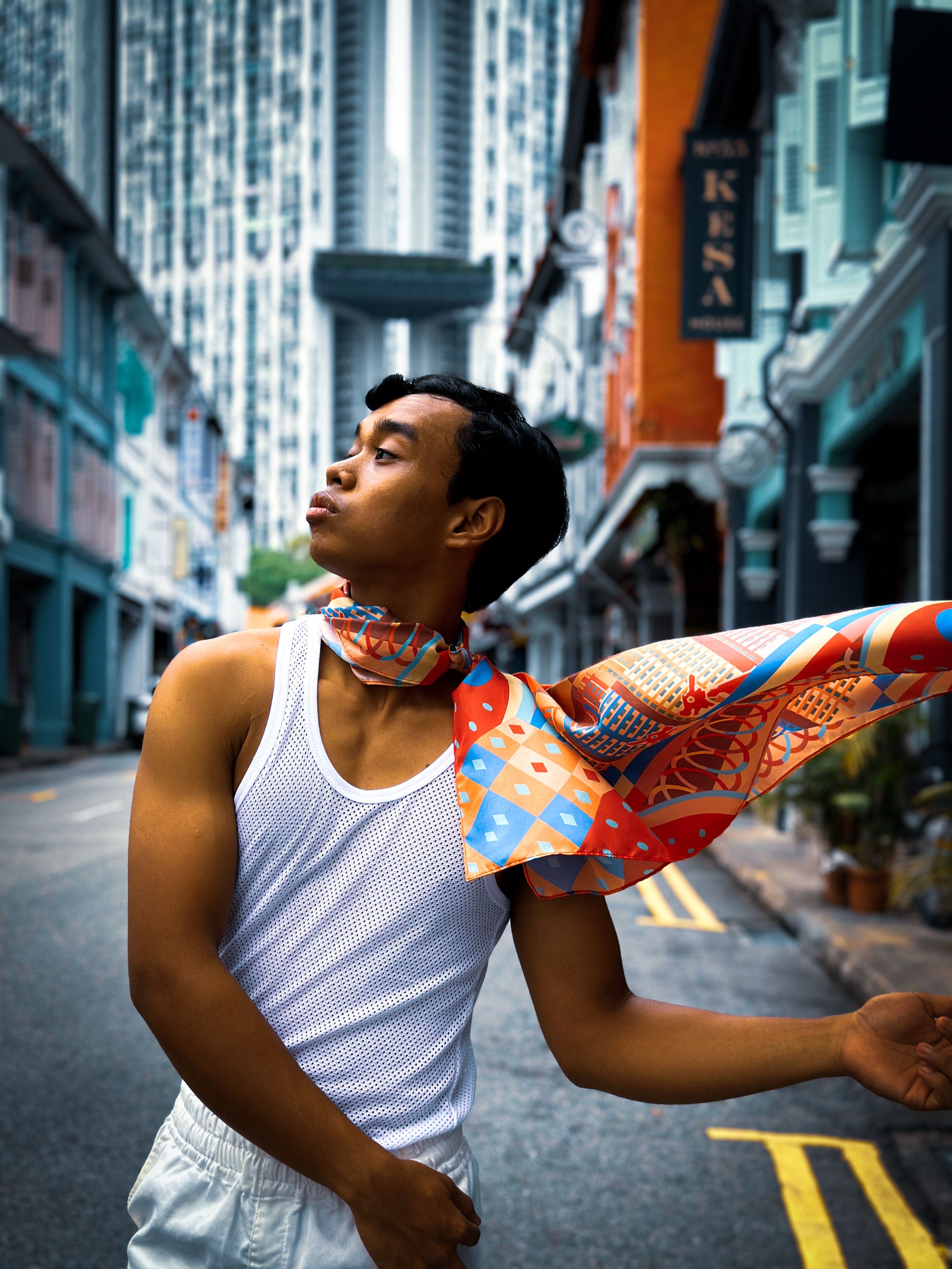 Playground Memories Silk Scarf