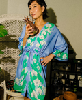 Madame Wong Dress - Orchid Garden - Short