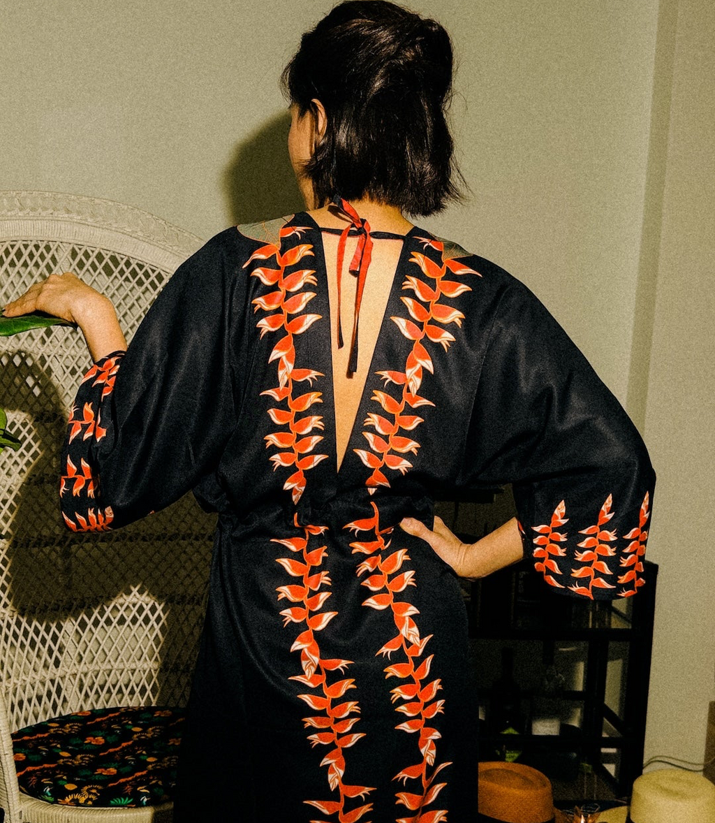 Madame Wong Dress - Tropical Party - Long