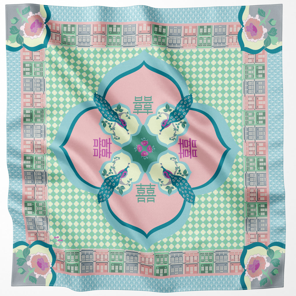 Peranakan Opulence Re-Thread Scarf