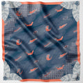 Playful Otters Small Silk Scarf