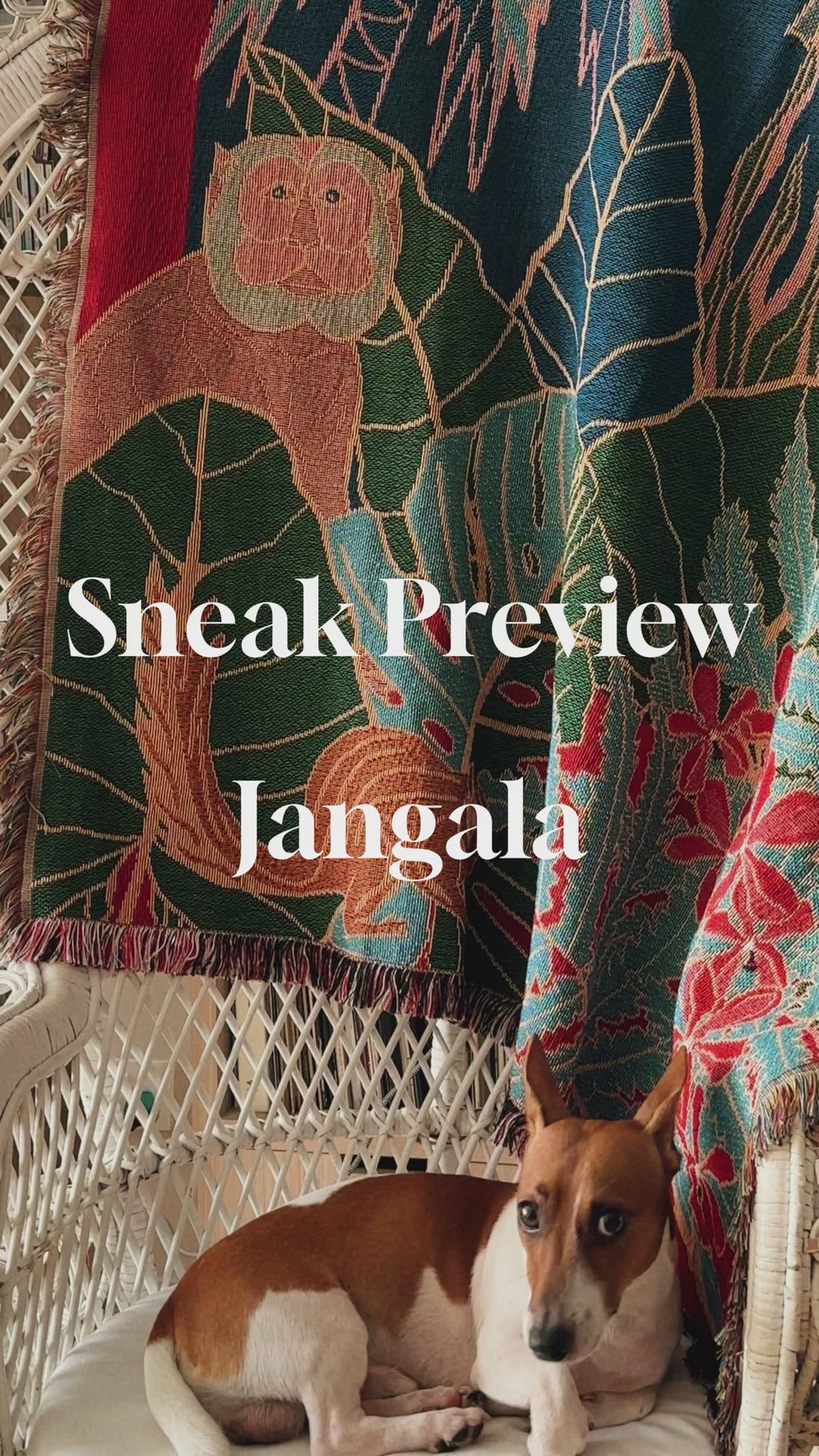 Forest Dwellers - Jangala Throw Blanket