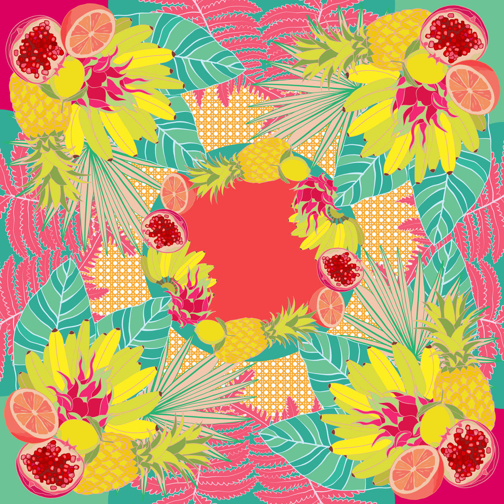 Tropical Tutti Frutti Re-Thread Scarf