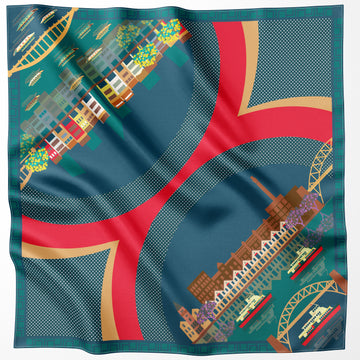 The Quay Tales Silk Scarf