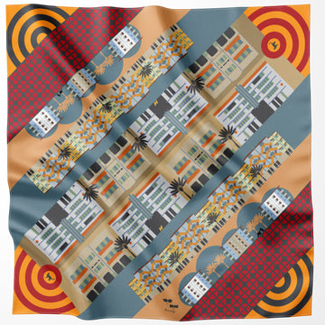 Tiong Bahru Silk Scarf