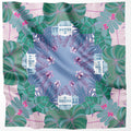 Tropical Art Deco Silk Scarf