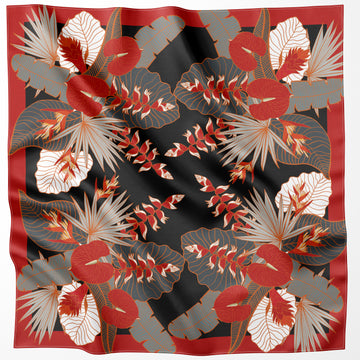Tropical Party Silk Scarf
