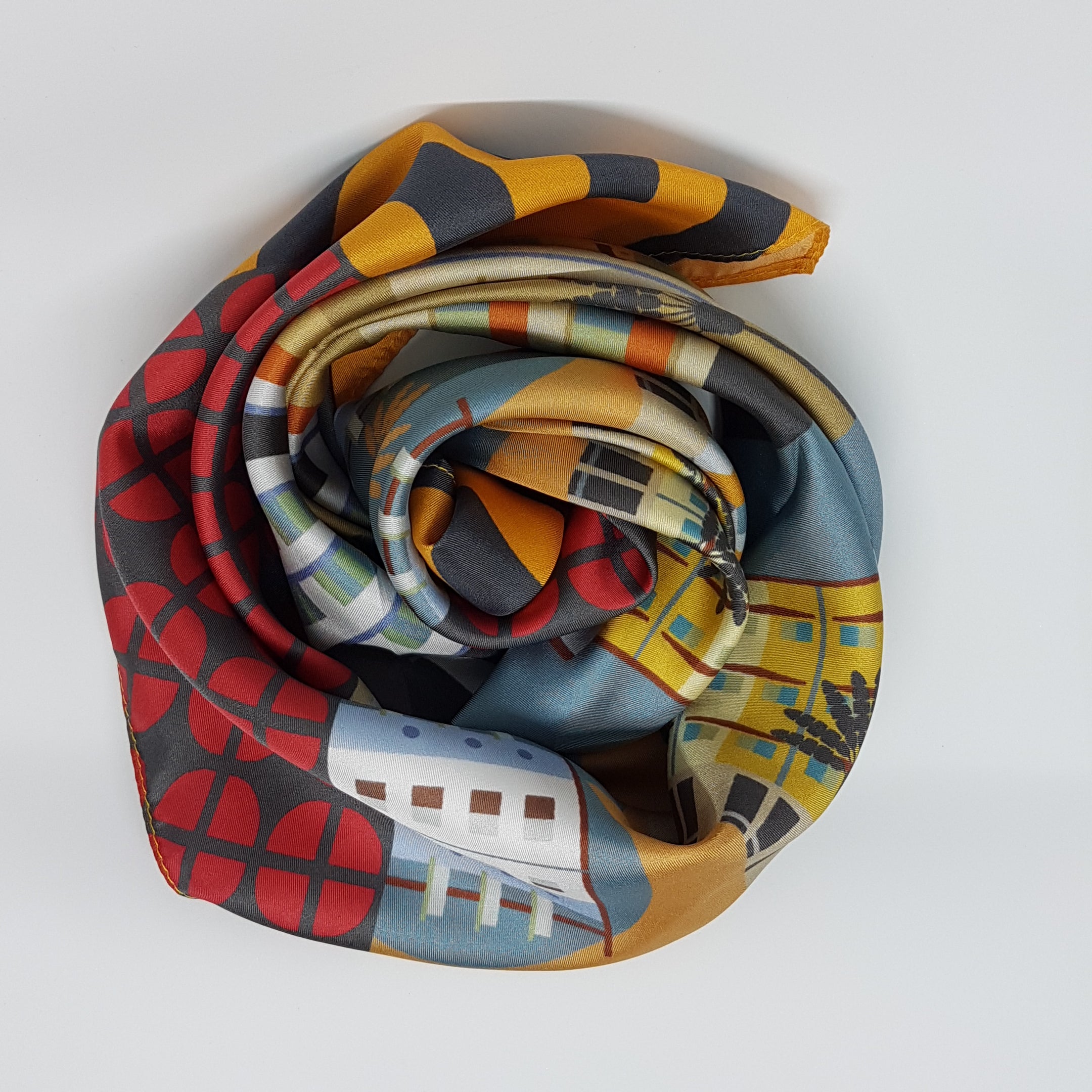 Tiong Bahru Silk Scarf