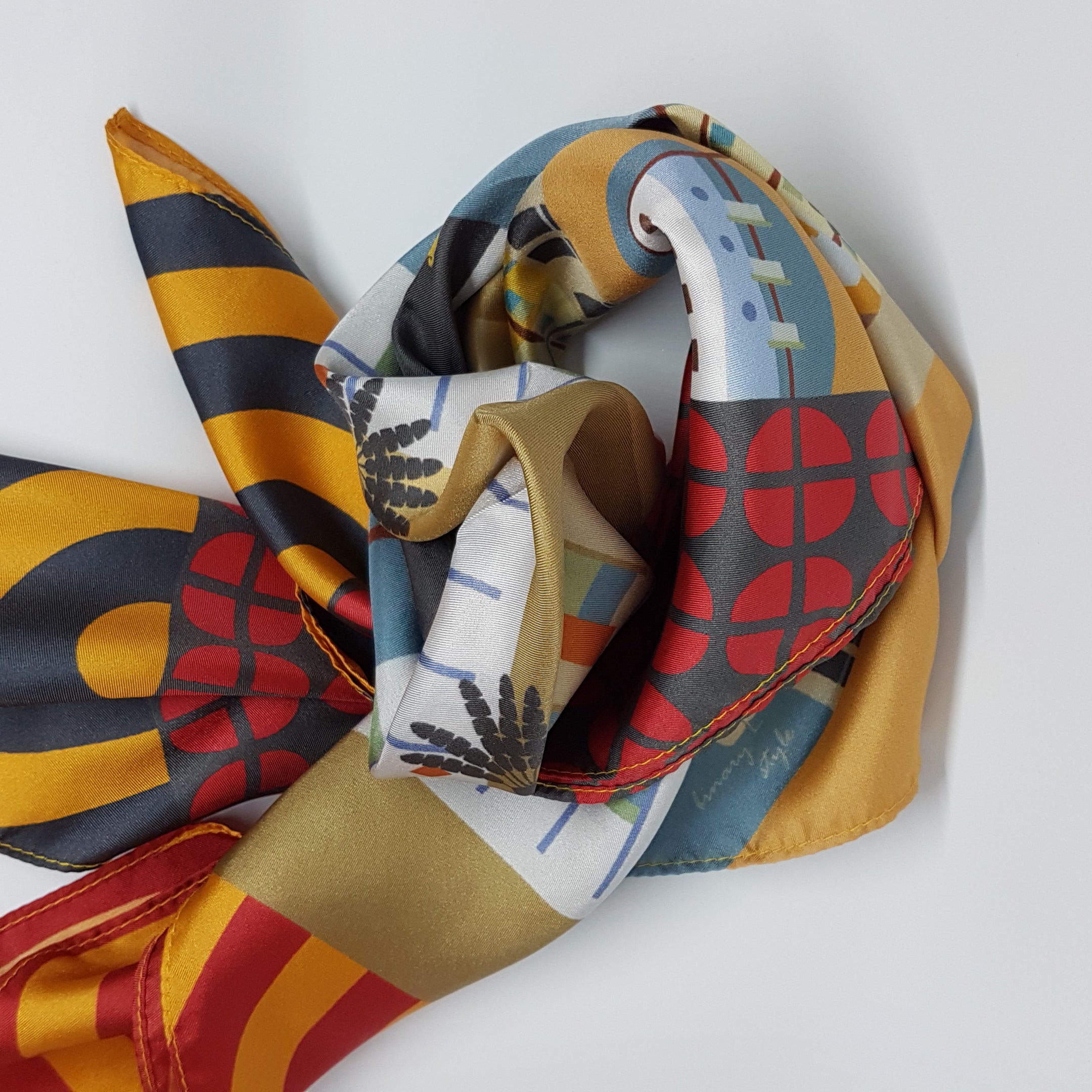 Tiong Bahru Silk Scarf