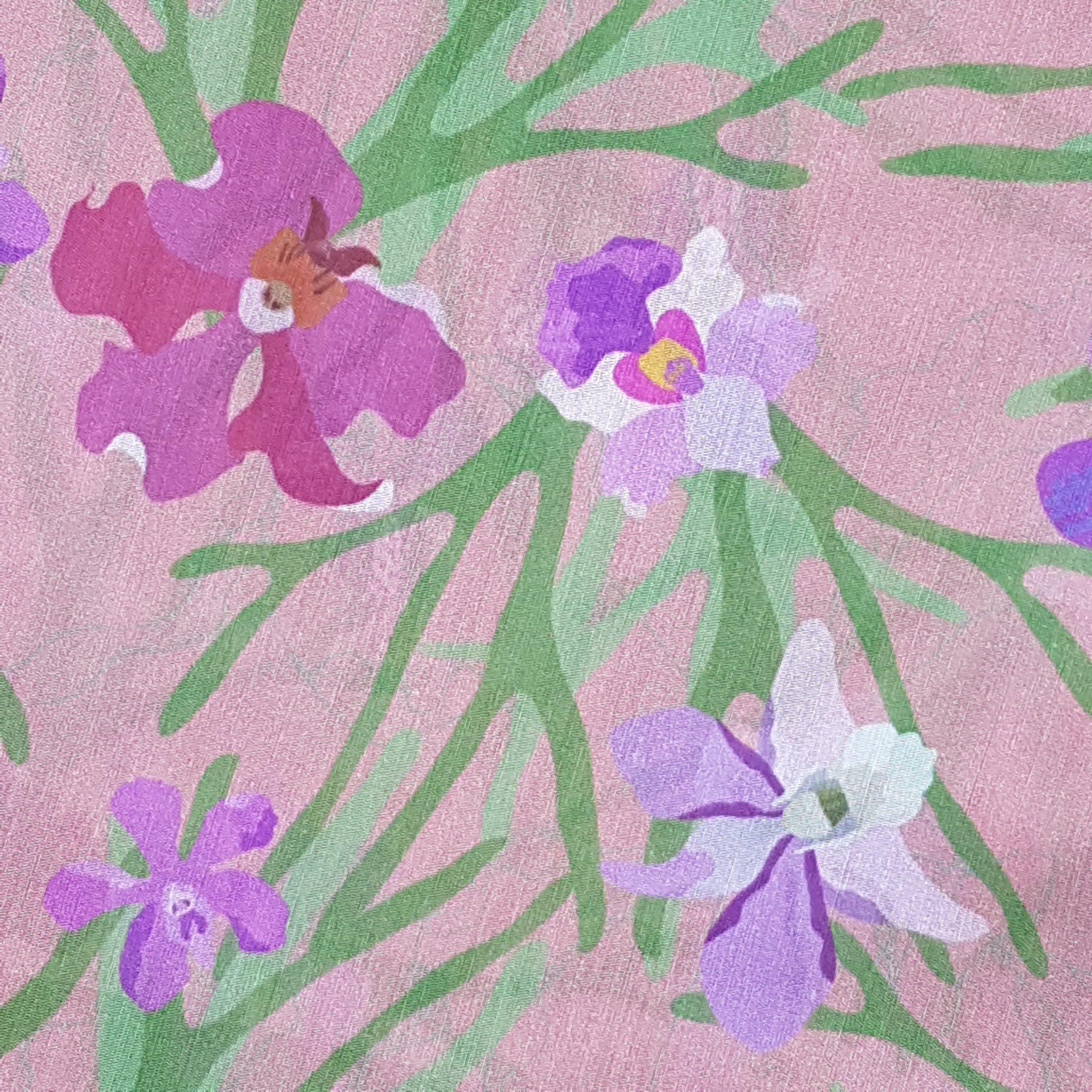 Long Orchidea- Cotton Silk