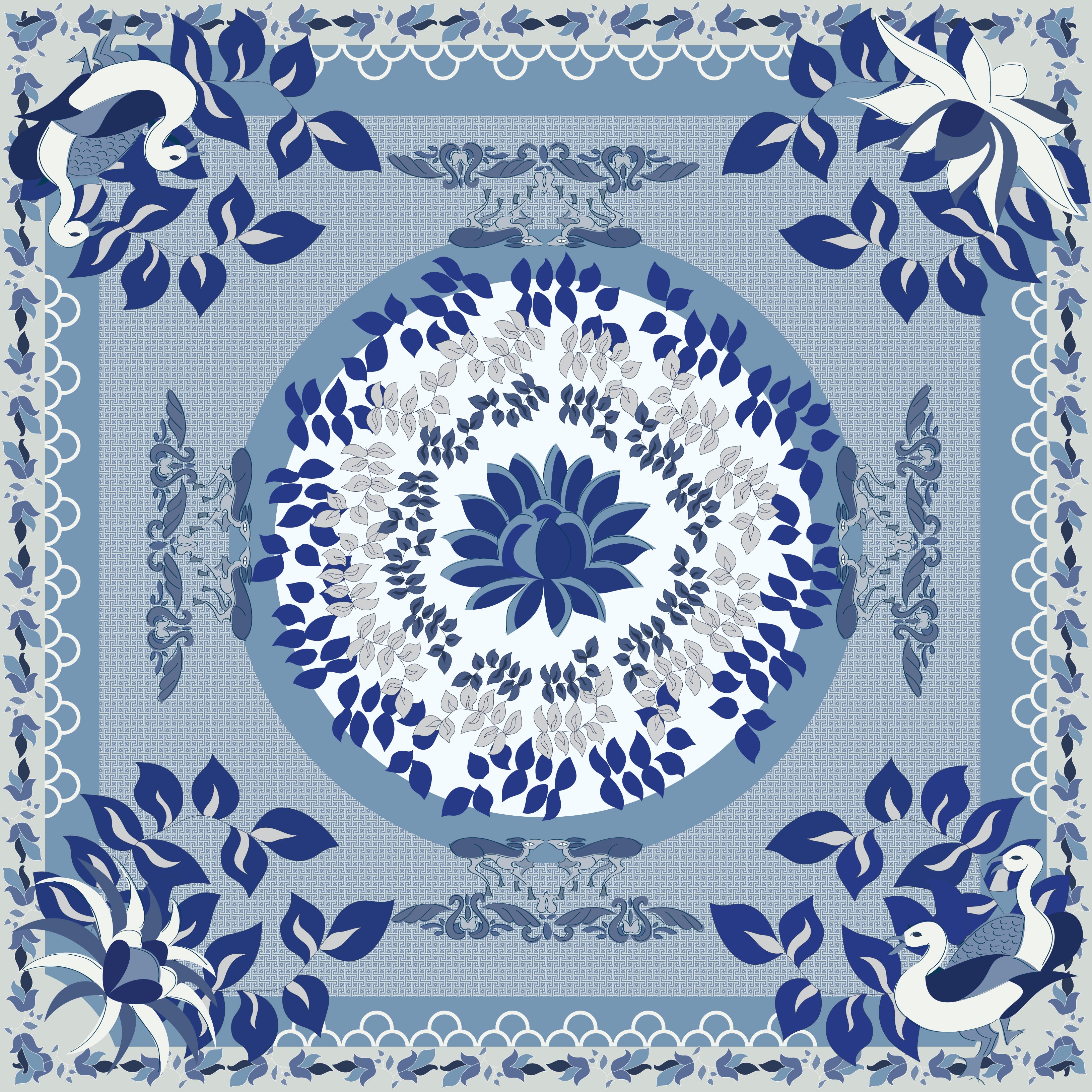 Blue and White Story