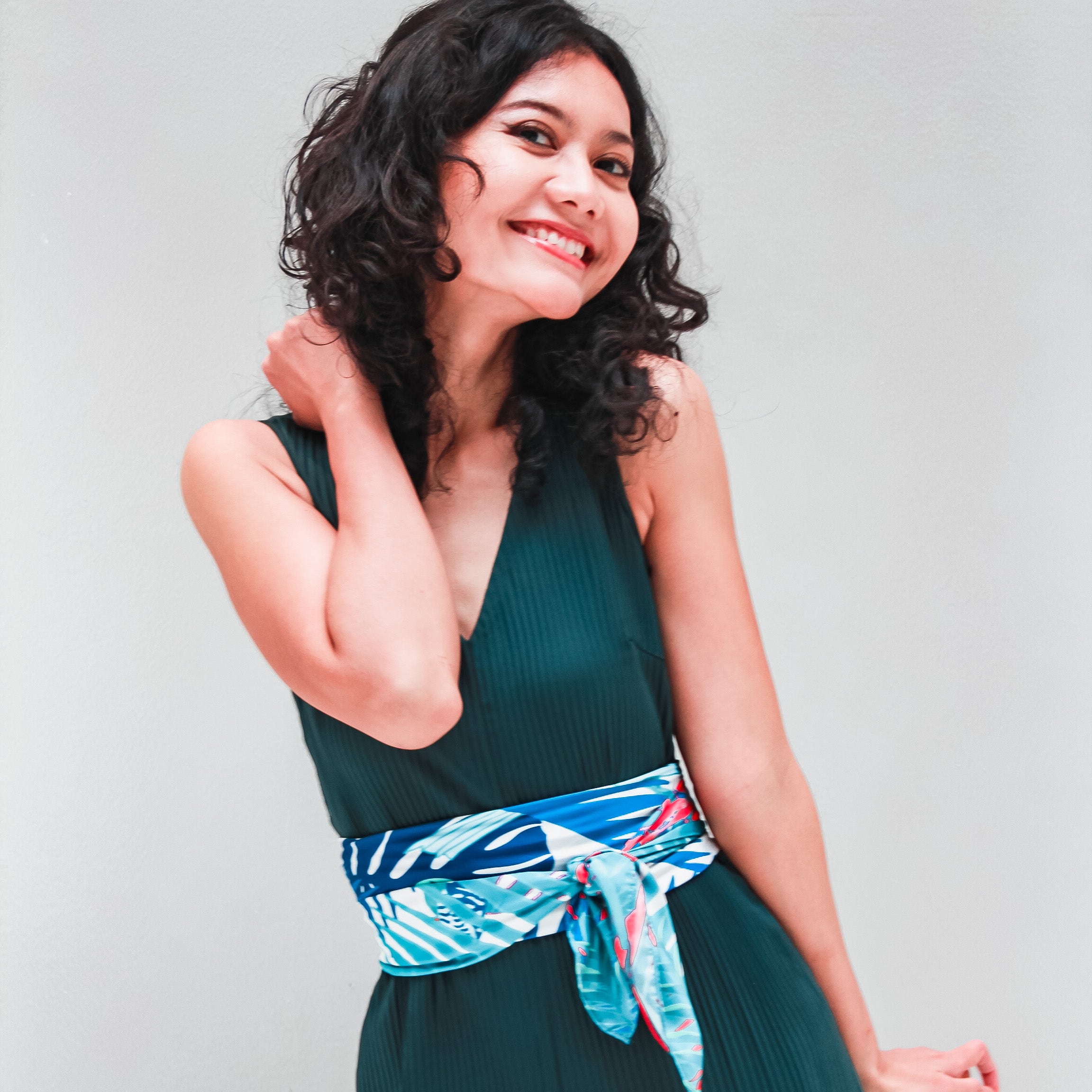 Avian Wonders of Singaporean Islands Silk Scarf