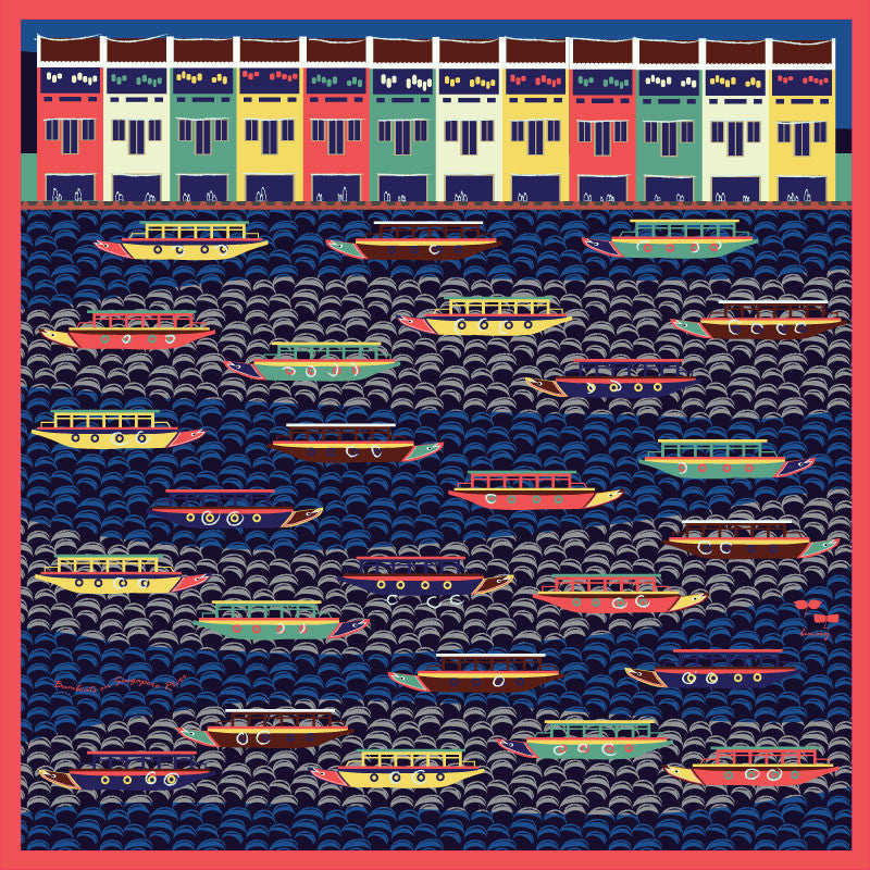 Bumboats on Singapore River