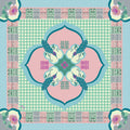 Binary Style - Peranakan Opulence Chiffon Scarf. Singapore scarf for gifts and souvenirs.