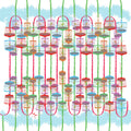 Singing Birds of Singapore Cotton Scarf