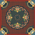 A Festive Night at Kampong Glam Cotton Silk Scarf