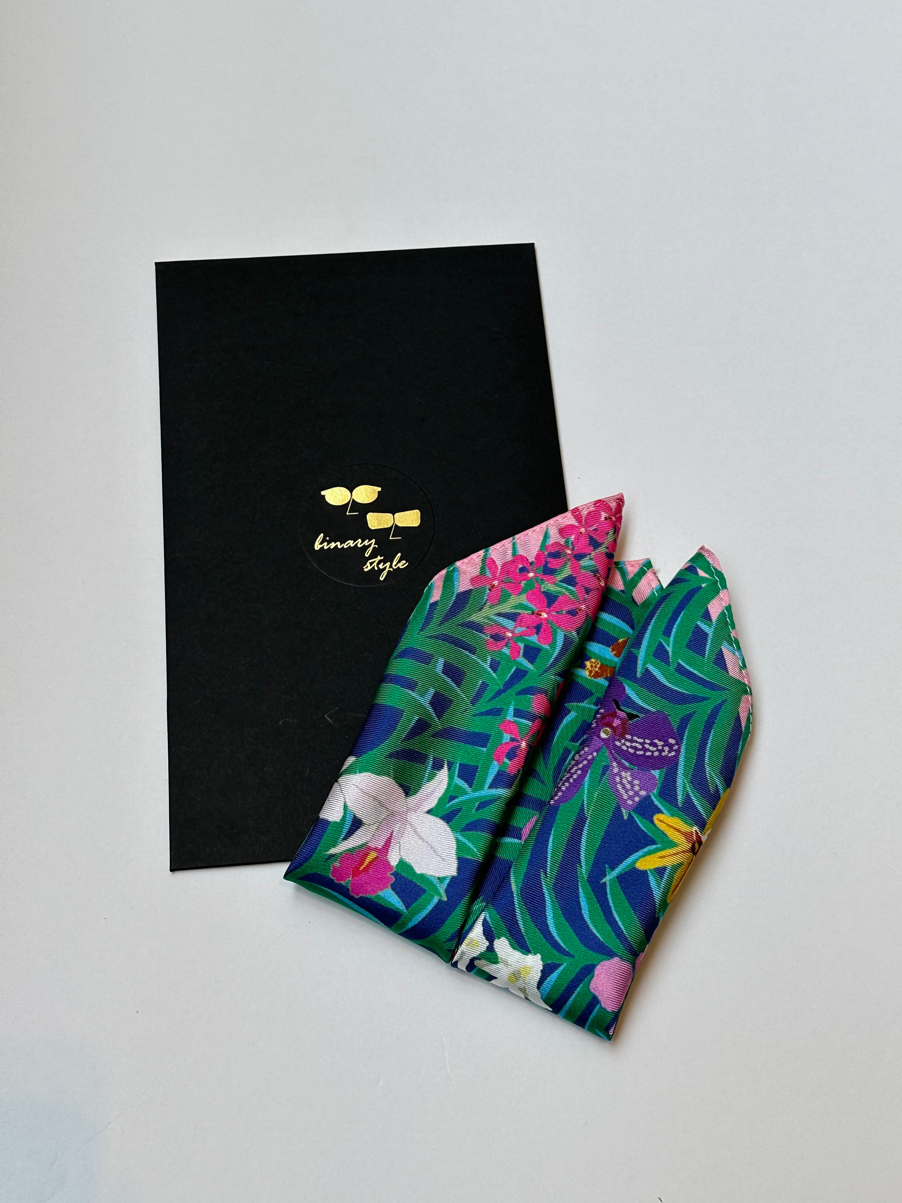 Garden of Enchanting Delight Pocket Square
