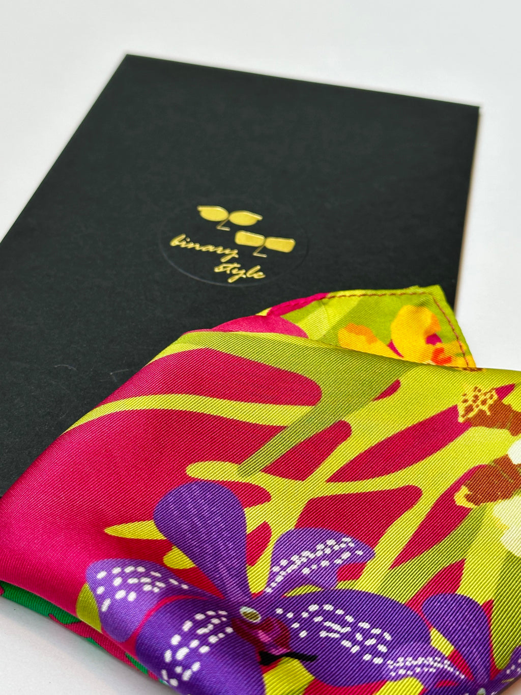 Orchidea Pocket Square