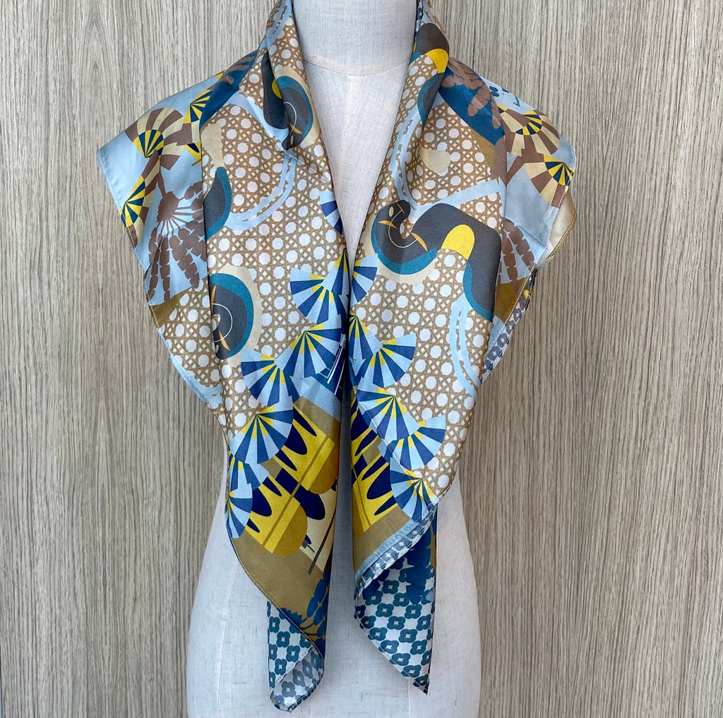 Enchanted Kampong Glam Silk Scarf