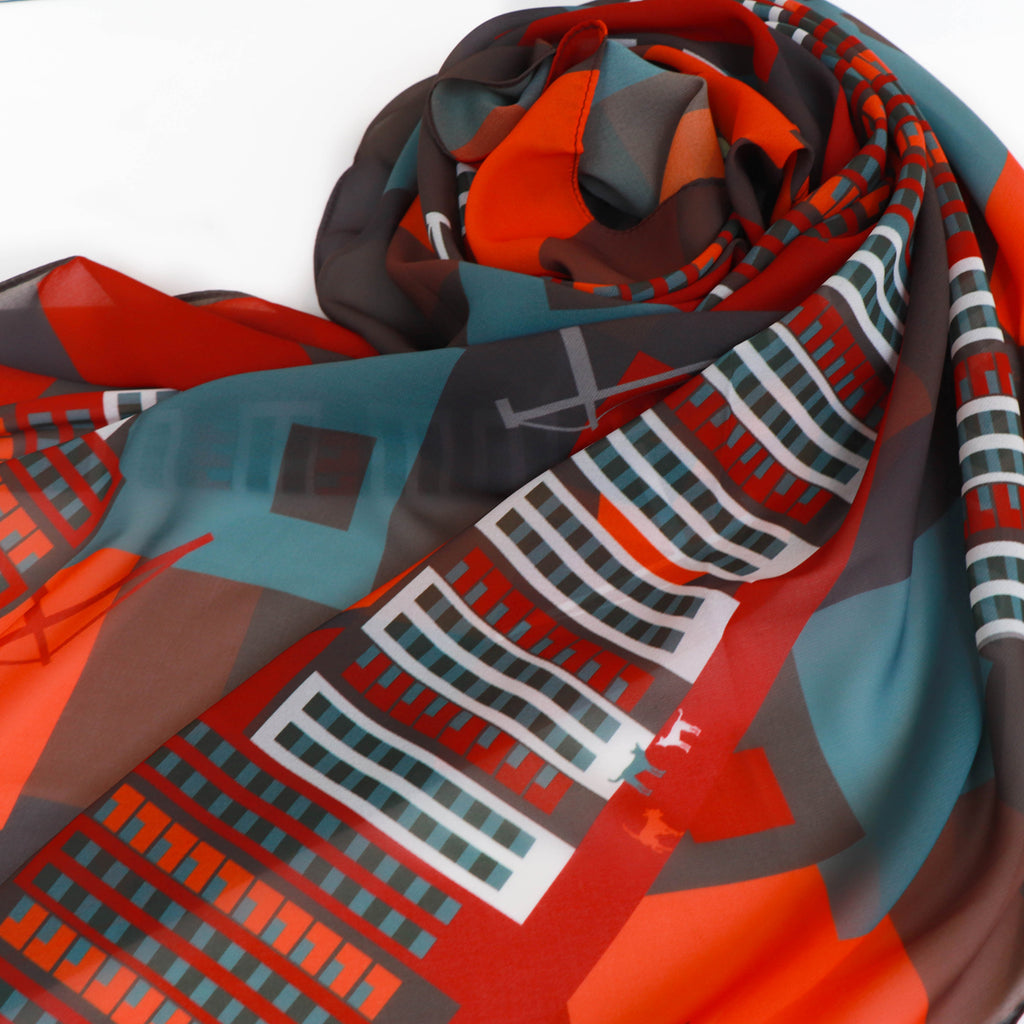 Home Away From Home Chiffon Scarf