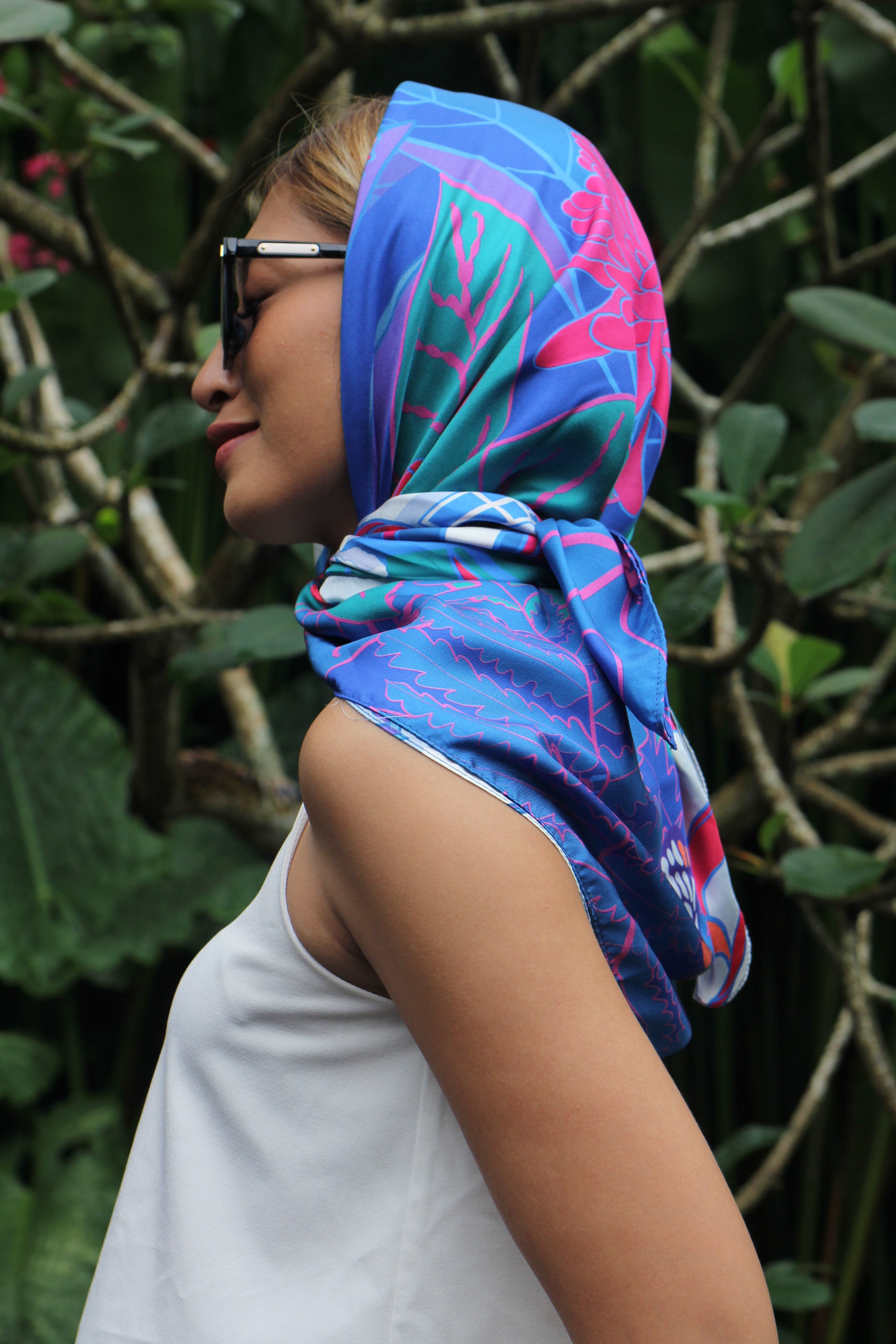 Coastal Life Premium Silk Scarf