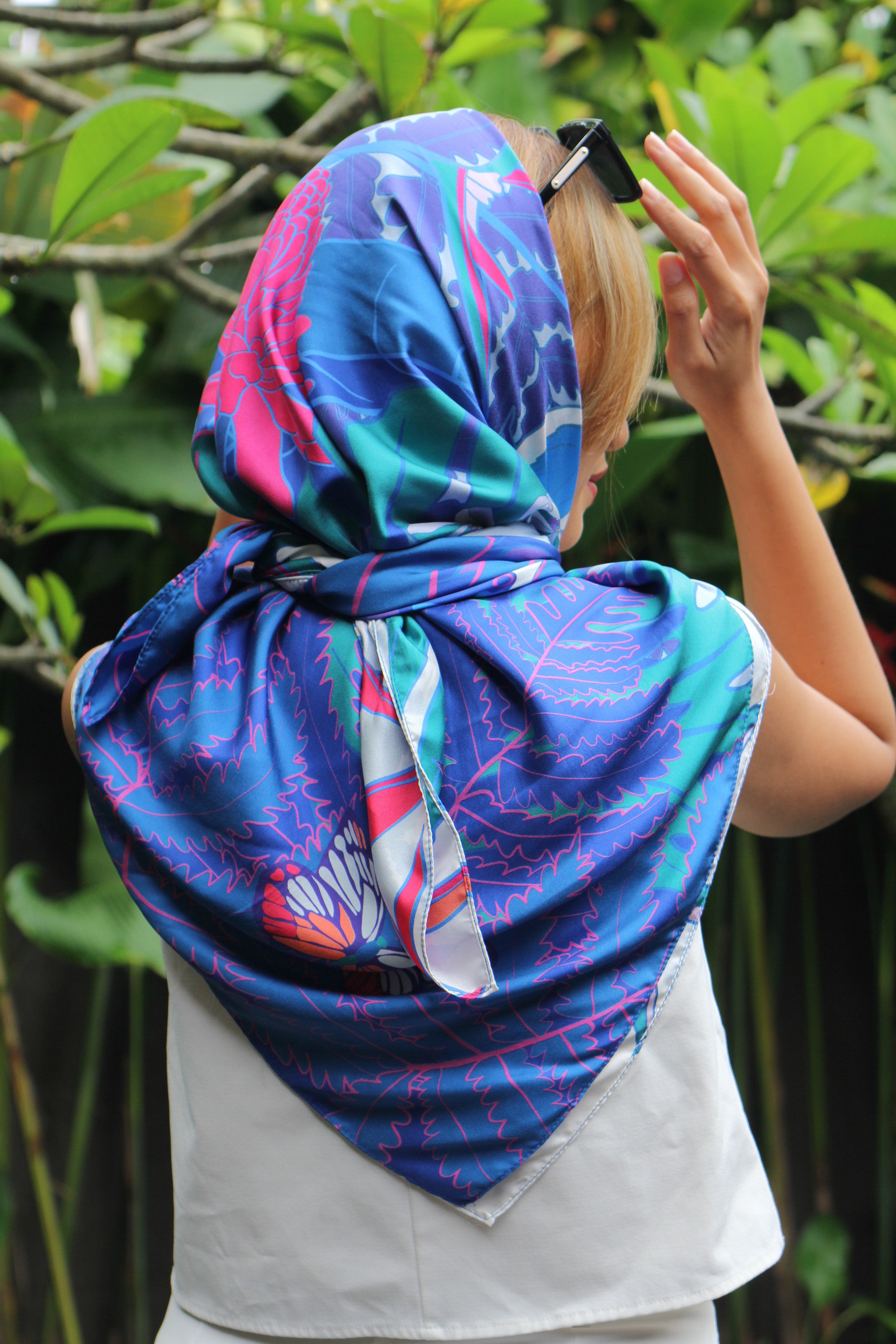 Coastal Life Premium Silk Scarf