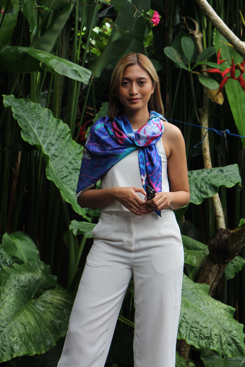 Coastal Life Premium Silk Scarf