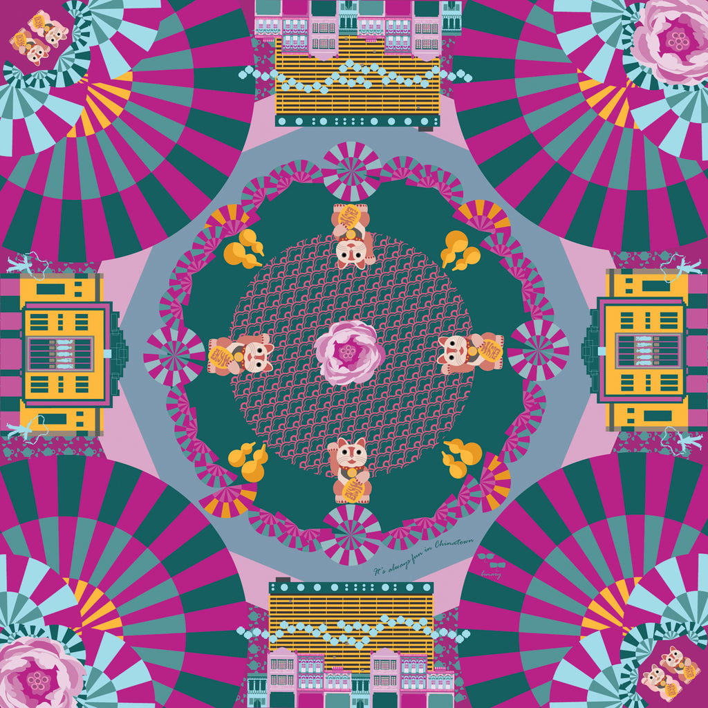 Chinatown Pocket Square