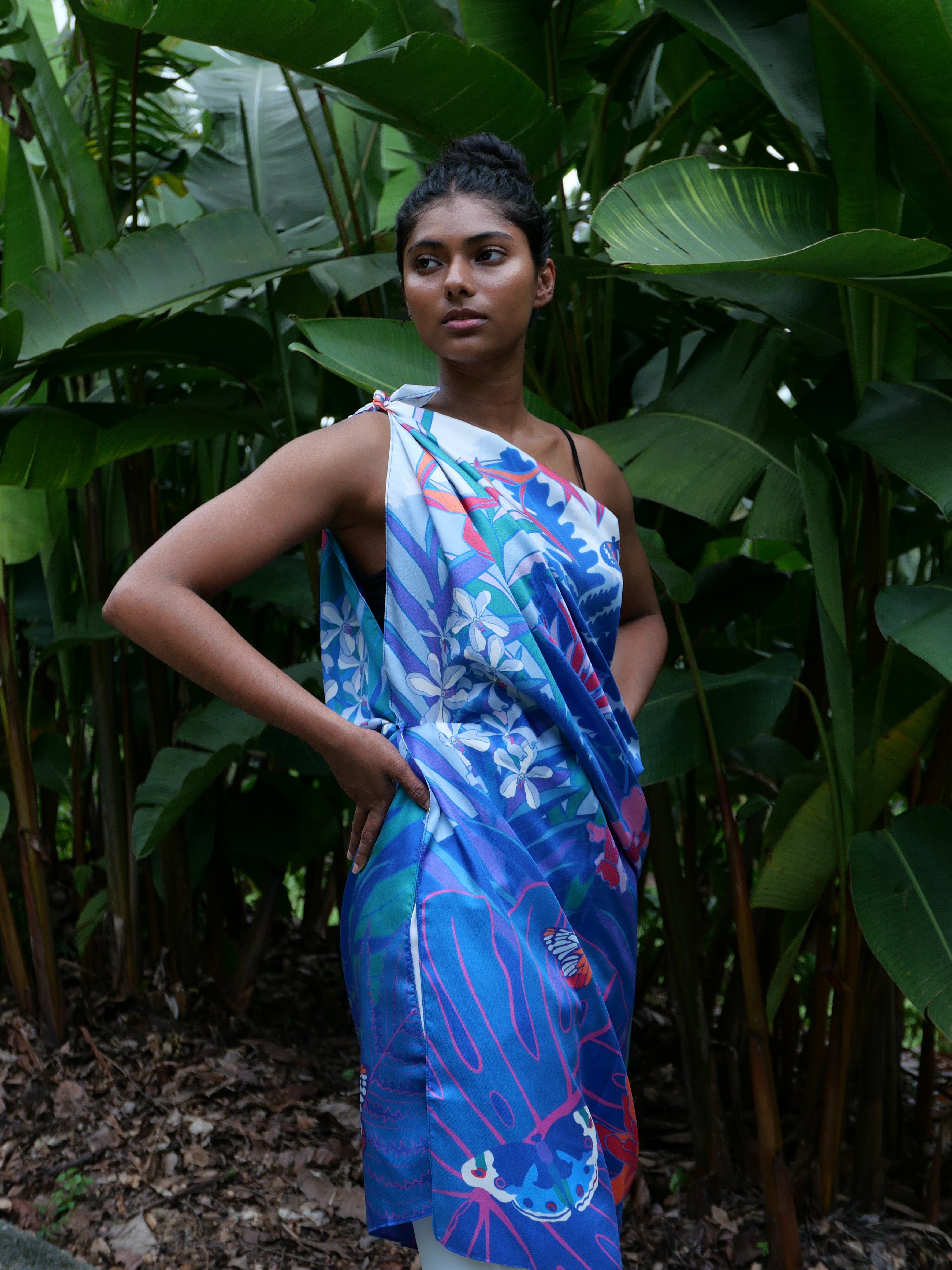 Coastal Life Premium Silk Scarf