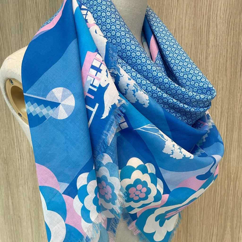 Singapore Era: Race Course Cotton Scarf