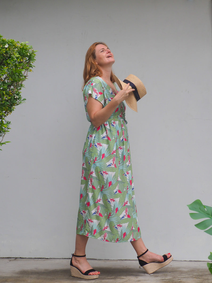 Maryanne Dress in Kingfishers