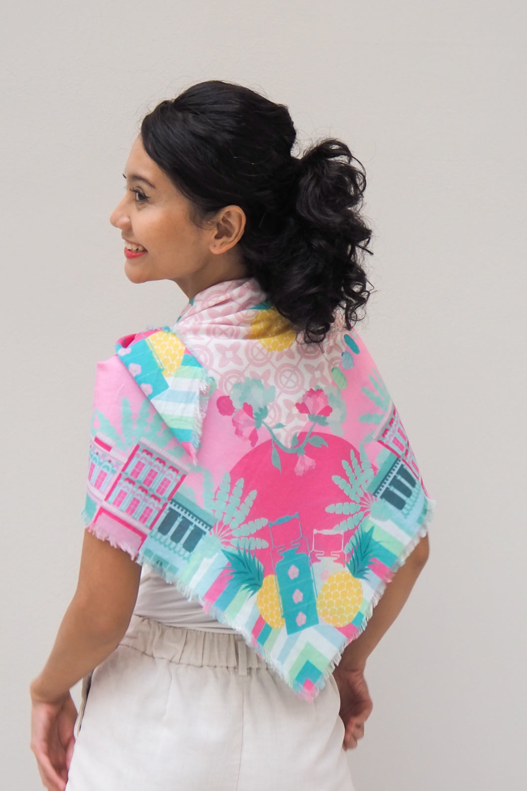 Peranakan Manis Cotton Scarf
