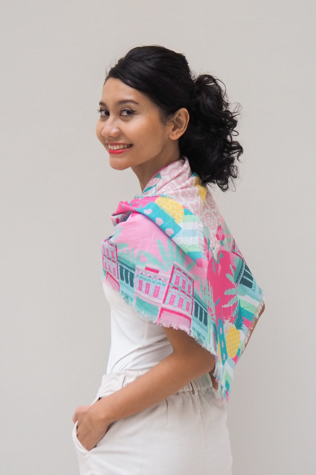 Peranakan Manis Cotton Scarf