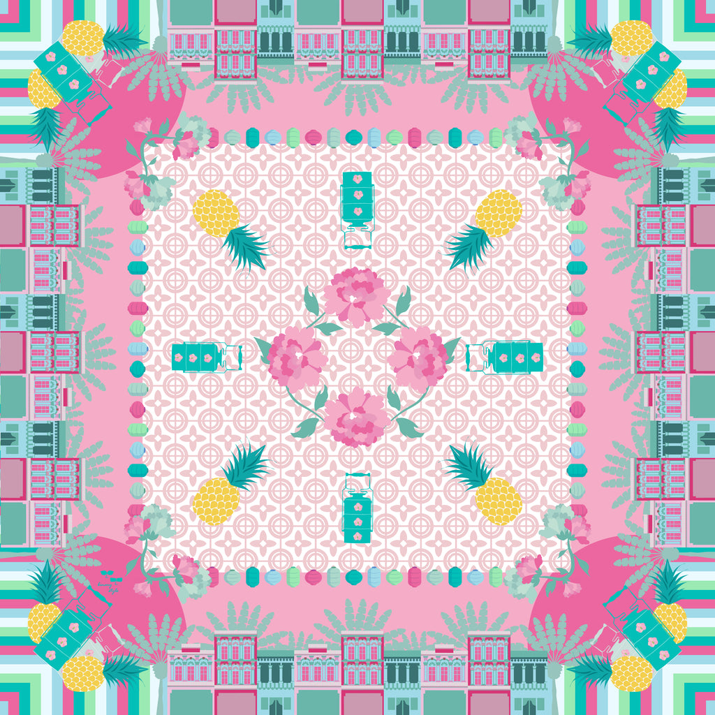 Peranakan Manis Cotton Scarf