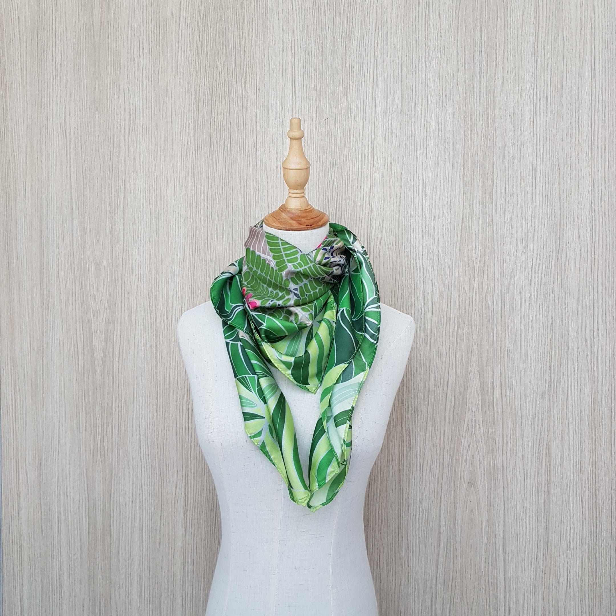 Botanical Treasures of Singapore in Silk Twill