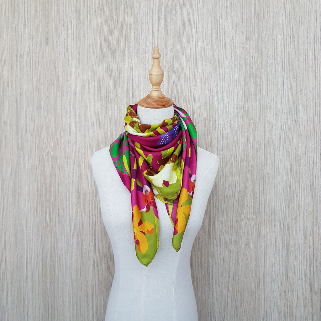 Orchidea Silk Scarf
