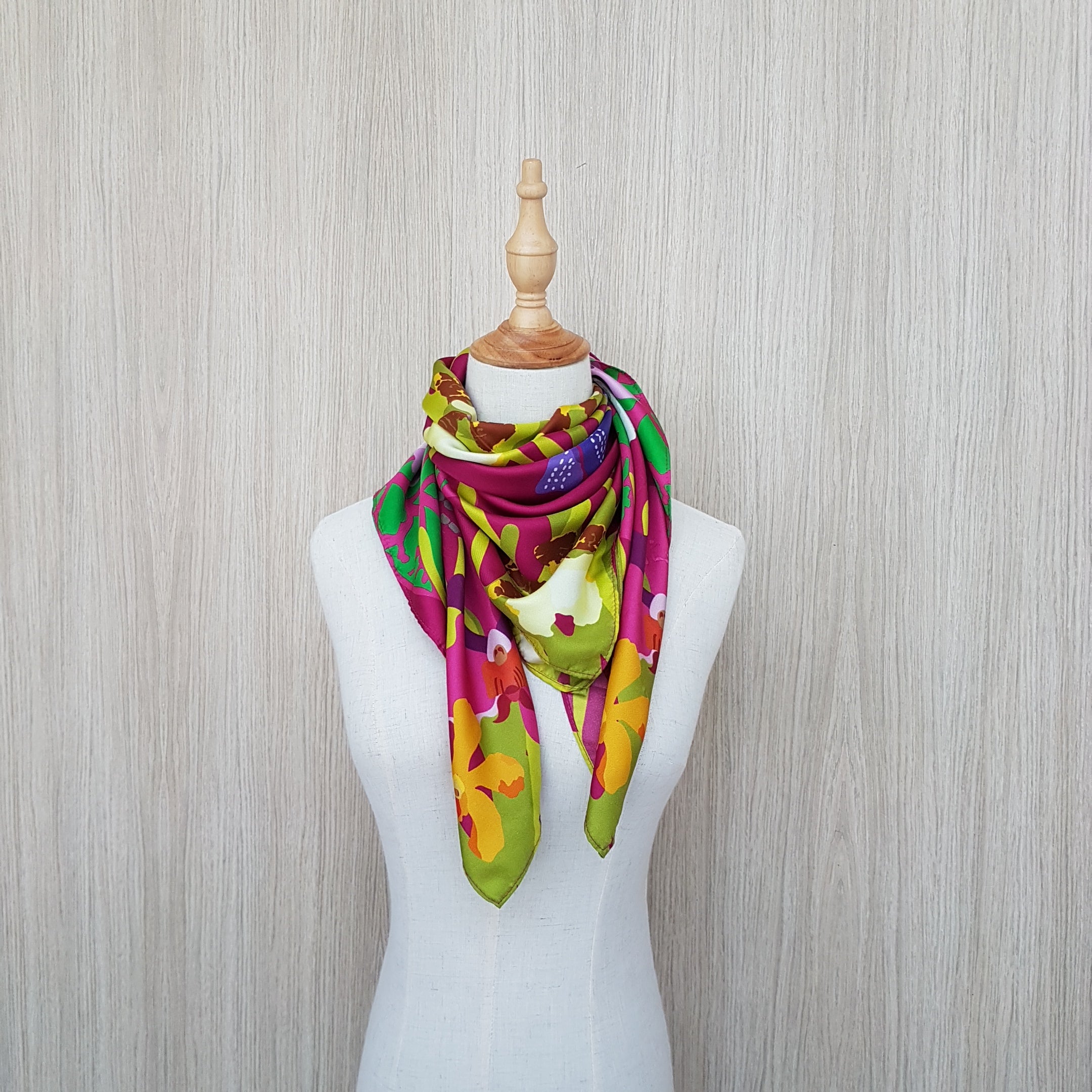 Orchidea Silk Scarf