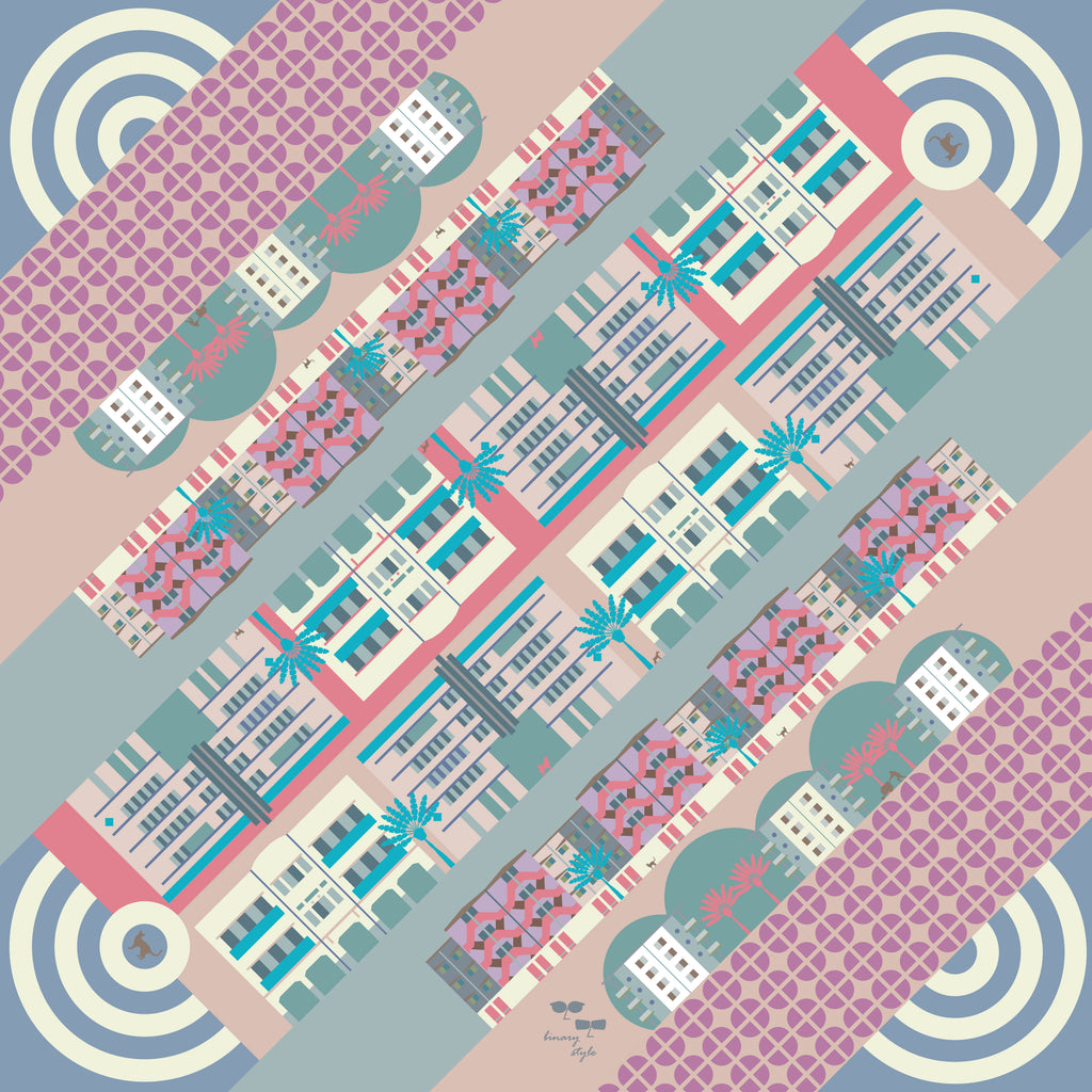 Hip Tiong Bahru Cotton Scarf