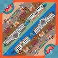 Plesiran di Kota Tua | Jakarta Colonial District Chiffon Scarf